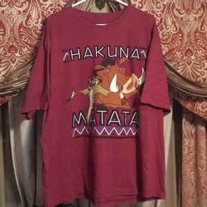 Disney Hakuna Mataram short sleeve tee shirt